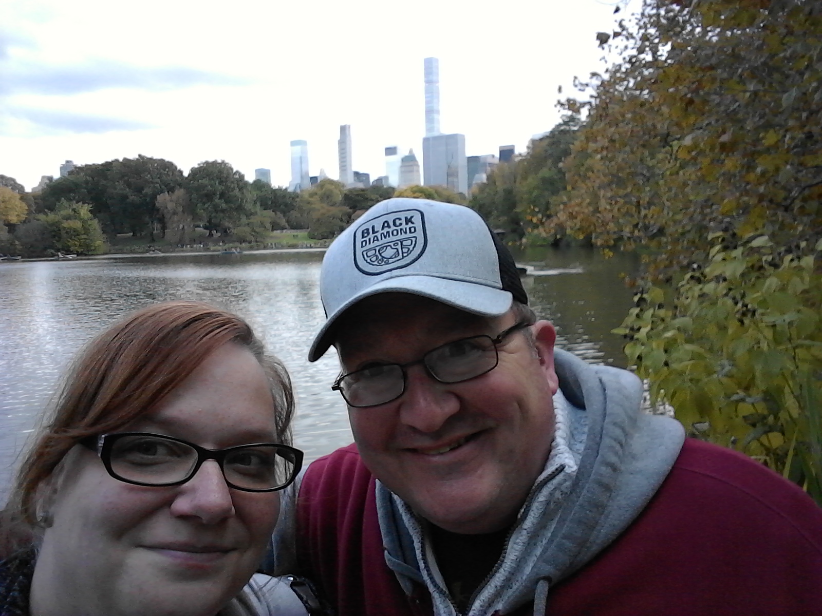 Dan and Wife Heather in front of a pond