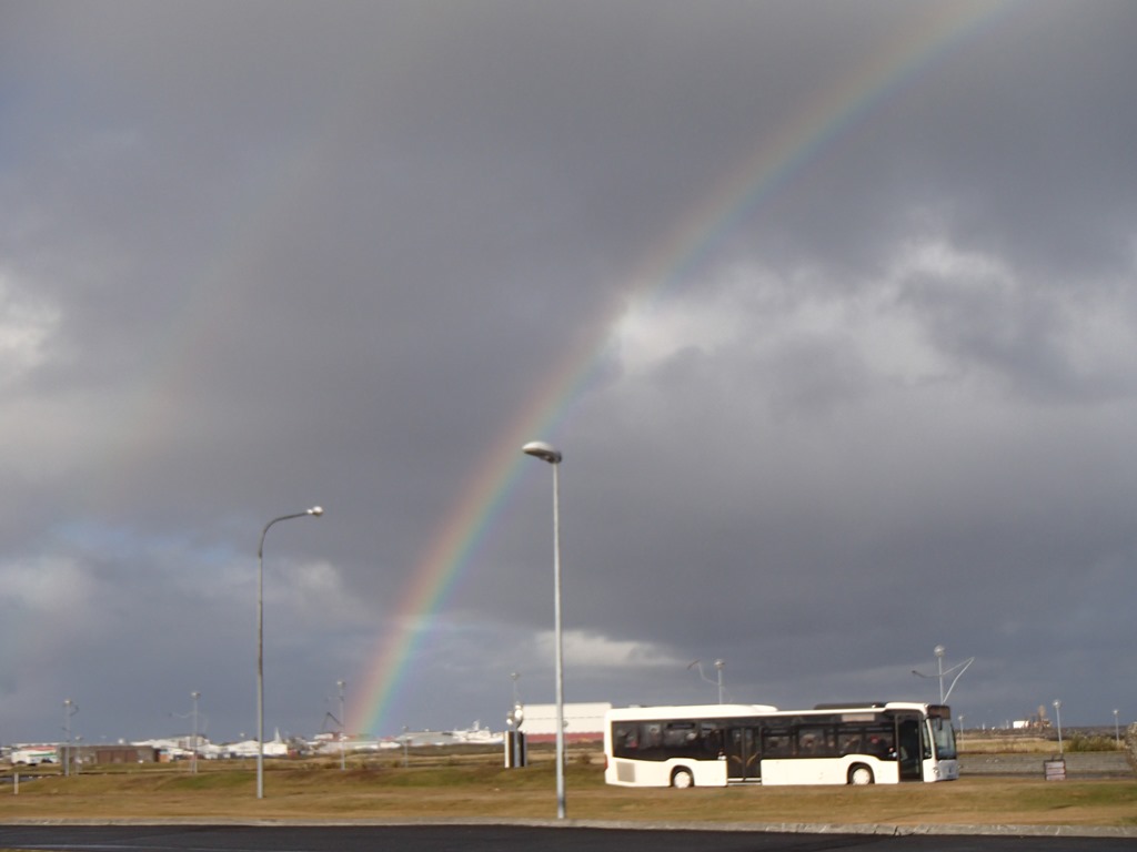 a double rainbow