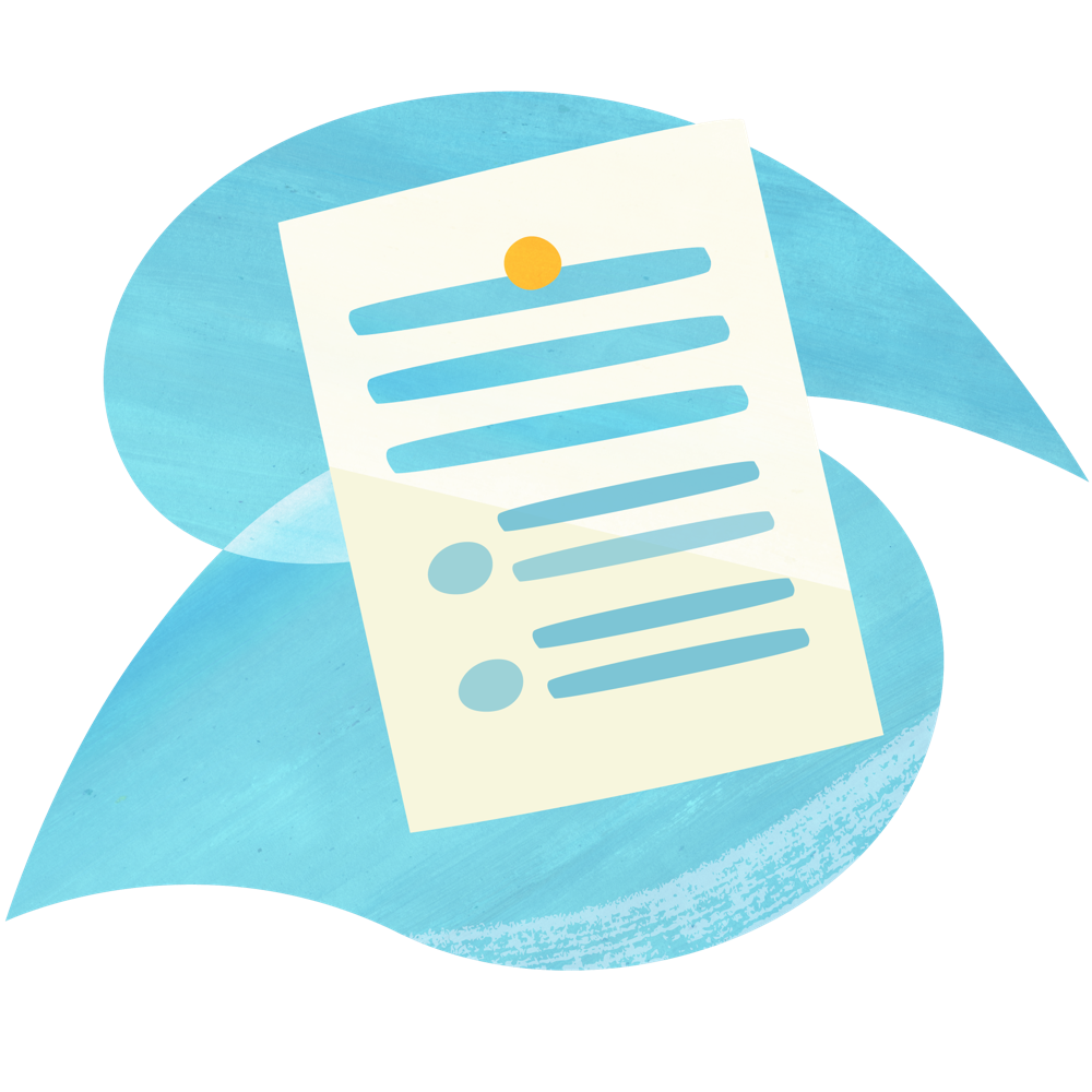 Speech bubbles overlap with a discussion guide